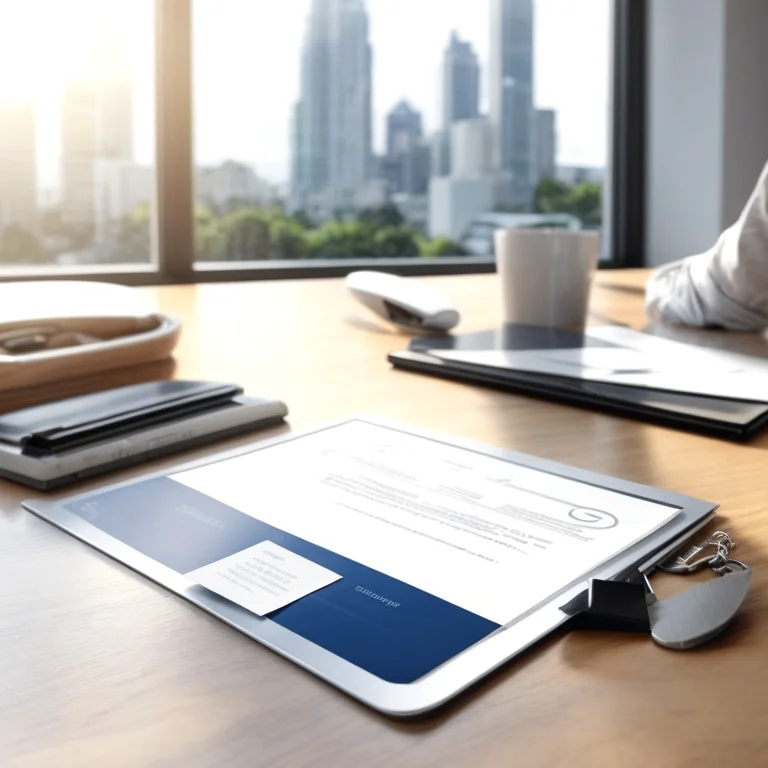 Illustration of property document processing