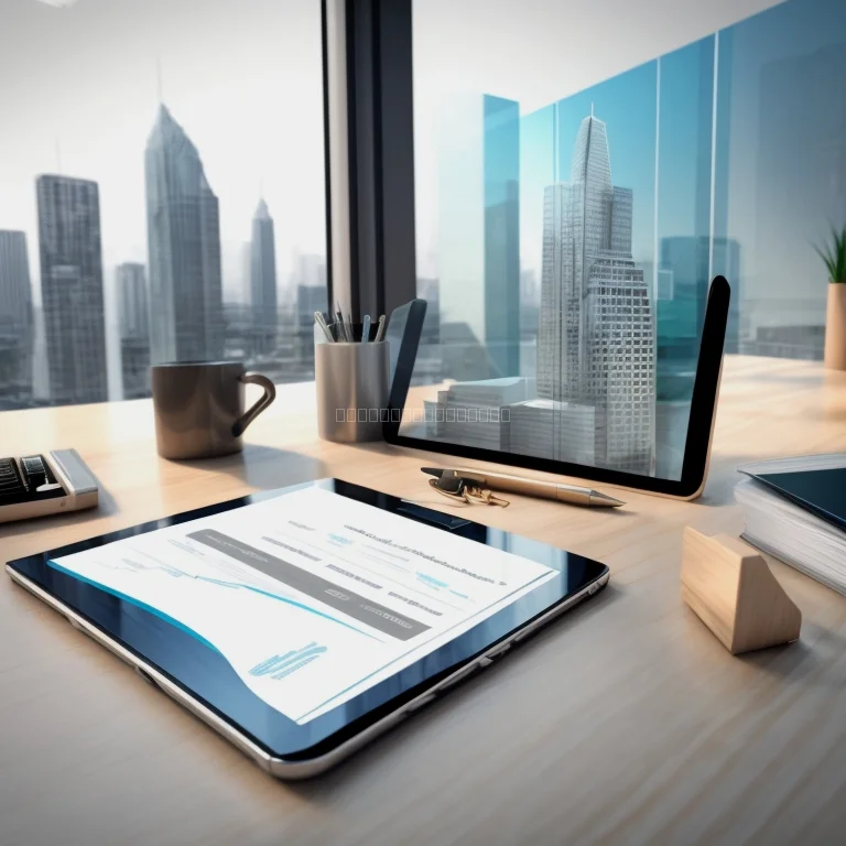 Dashboard showing transaction workflow